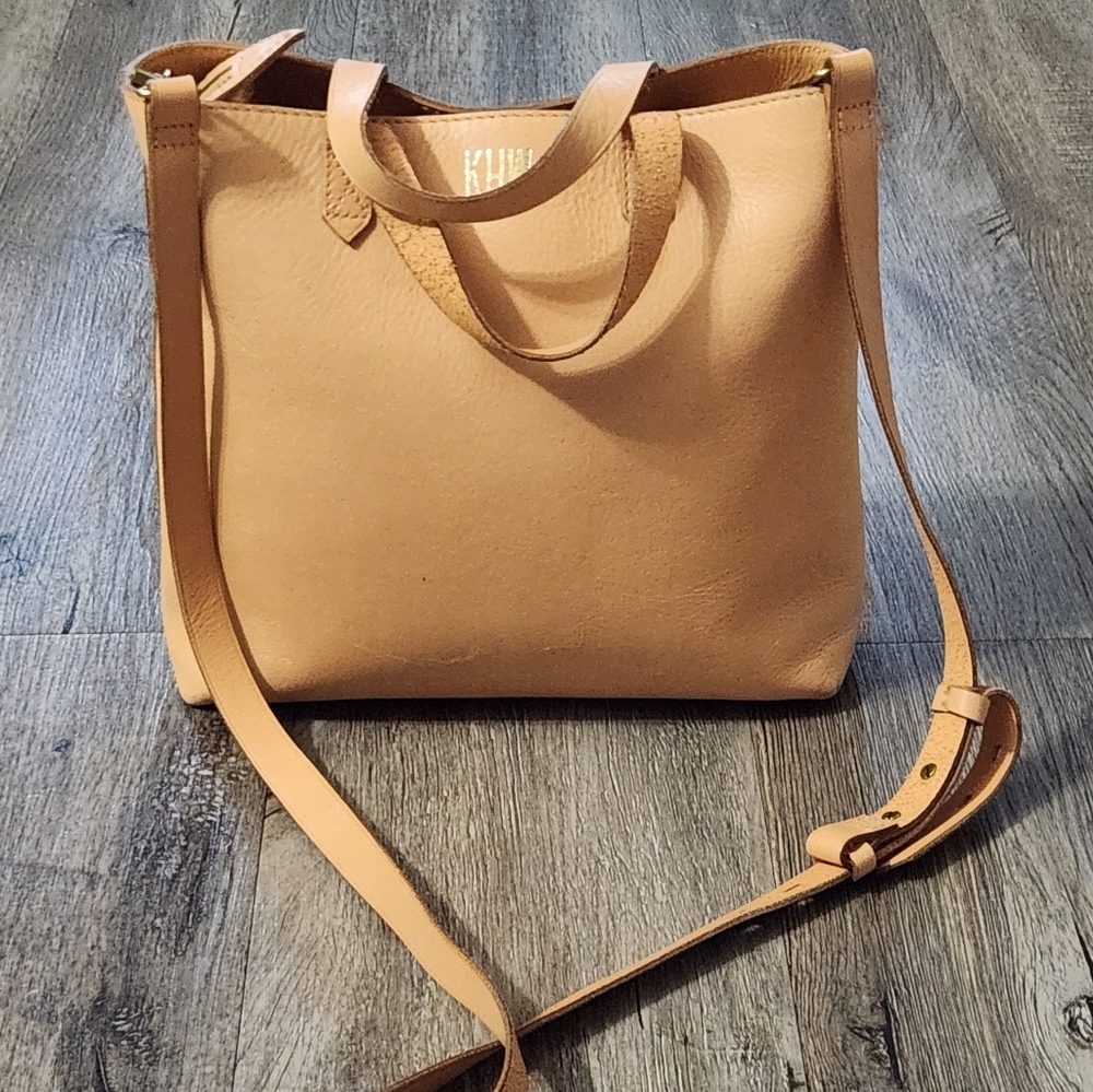 Madewell Light‎ Brown Leather Tote